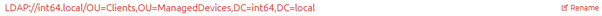 Renaming a Container