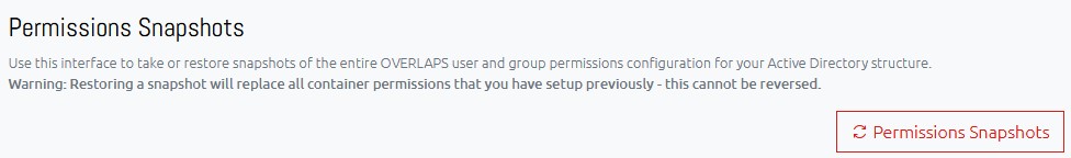 Permissions Snapshots