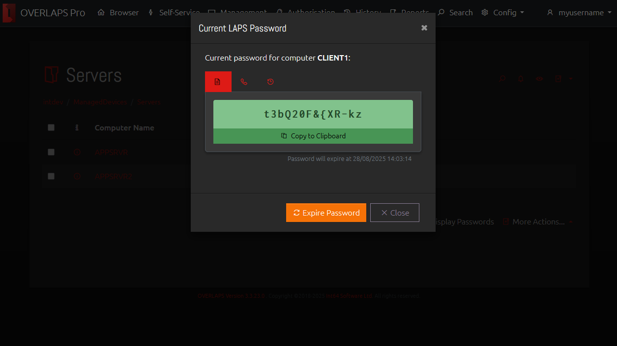 Password View